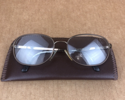 Monturas de gafas Elasta 145 Safilo 7127 9HM borde completo metal bronce Italia 60 18 6-2 - Imagen 12 de 15