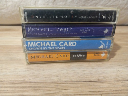 4x Michael Card Cassettes - Joy Journey - Unveiled Hope - Known Scars - Poiema - Picture 11 of 14
