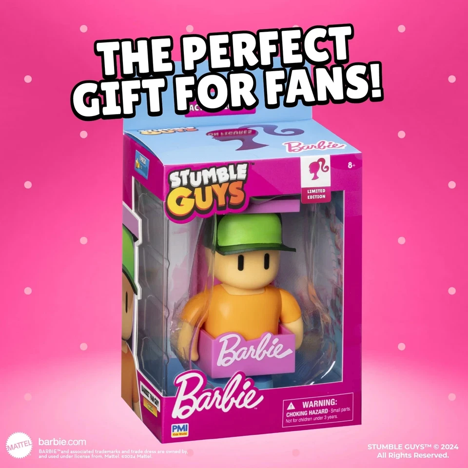STUMBLE BOYS LEGENDARY BARBIE EDICIÓN LIMITADA EN CAJA 4" FAN GUY Foto 2 de 4