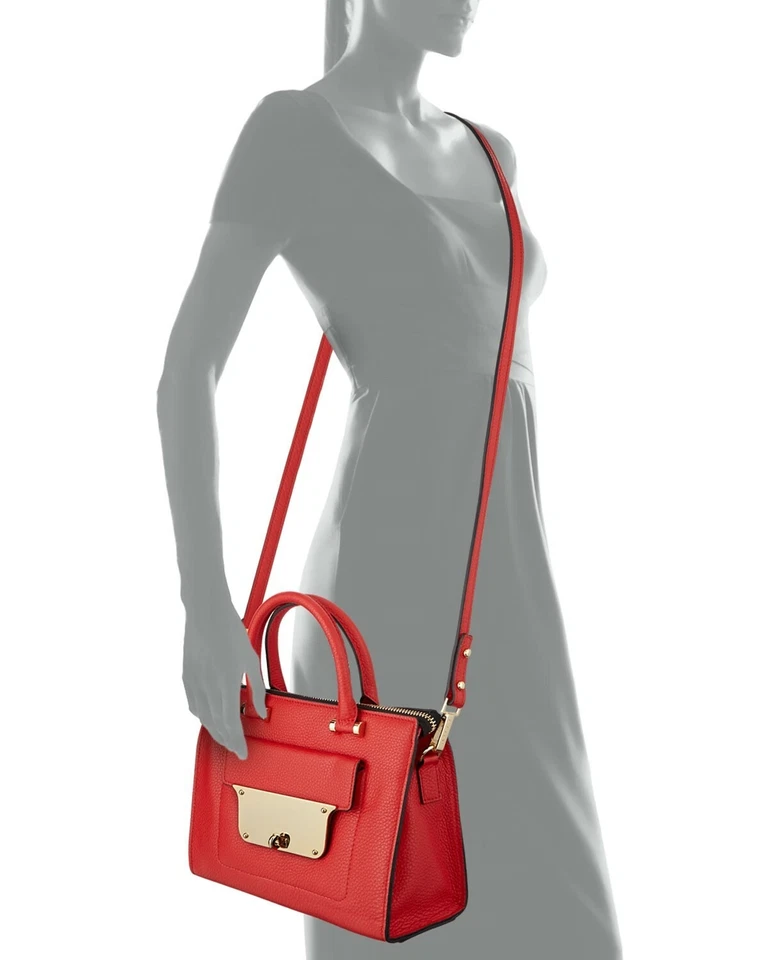 BOLSO PEQUEÑO MILLY ISABELLA GUIJARRO ROJO $375 Foto 3 de 3
