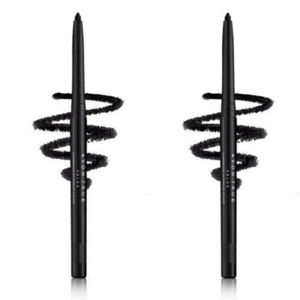 Avon True Color Glimmersticks Eyeliner  - Blackest Black 0.28 g / Set of 2 - Image 3 of 4