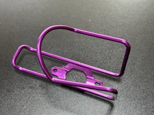 Vintage Trek Water Bottle Cage Anodized Purple MTB Mountain Bike 90s Aluminum
