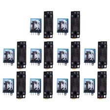 2X 10X 12V DC Coil Relay DPDT LY2NJ HH62P-L JQX-13F 10A with PTF08A Socket6501