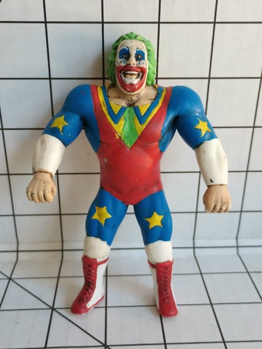 1994 WWF WWE Just Toys Doink bendie Bend-ems Wrest...
