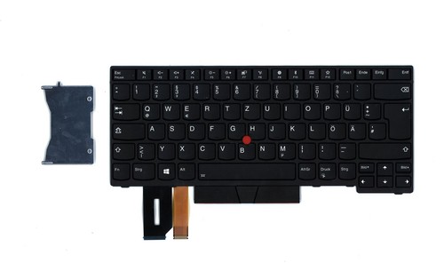 Lenovo ThinkPad P43s Keyboard German Black Backlit 01YP532 - 第 1/4 張圖片