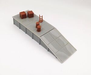 Outland-Models-Train-Railway-Layout-Platform-Loading-Dock-w-Goods-HO-Scale