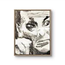 8 x 10 Expressionism Mafia Boss Original Handmade Colorful Abstract Painting