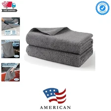Professional 2 Pack Microfiber Car Drying Towels - Ultra Soft, Lint Free 31"x24"
