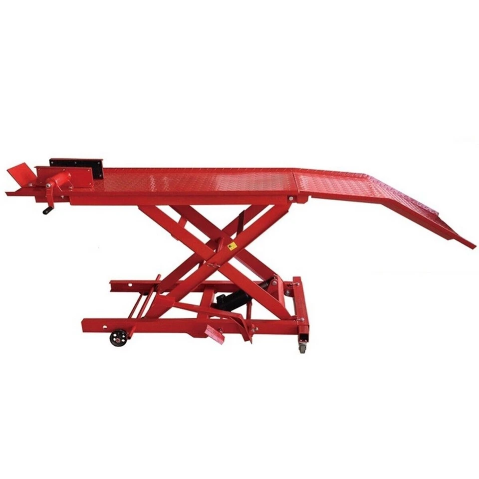 CRUIZER Ponte professionale sollevatore idraulico MOTO Scooter pompa pedale 450 - Immagine 4 di 4