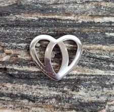 Toller Kettenanhänger , 925er Silber ,   Herz , Jette , ca. 2,3 x 3,0 cm