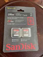 SanDisk Ultra 8GB, SDHC Card-2 Pack SDSDH2-008G-AC11