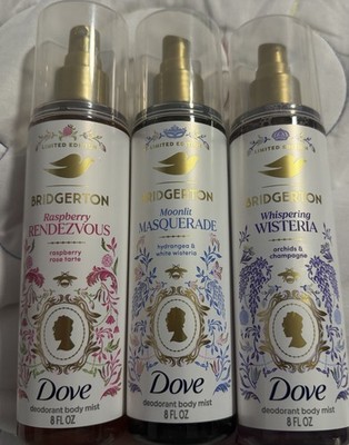 Dove x Bridgerton Limited Edition Body Mist Lot of 3