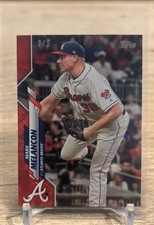 2020 Topps Mini Mark Melancon Red #'d /5 Braves Pirates