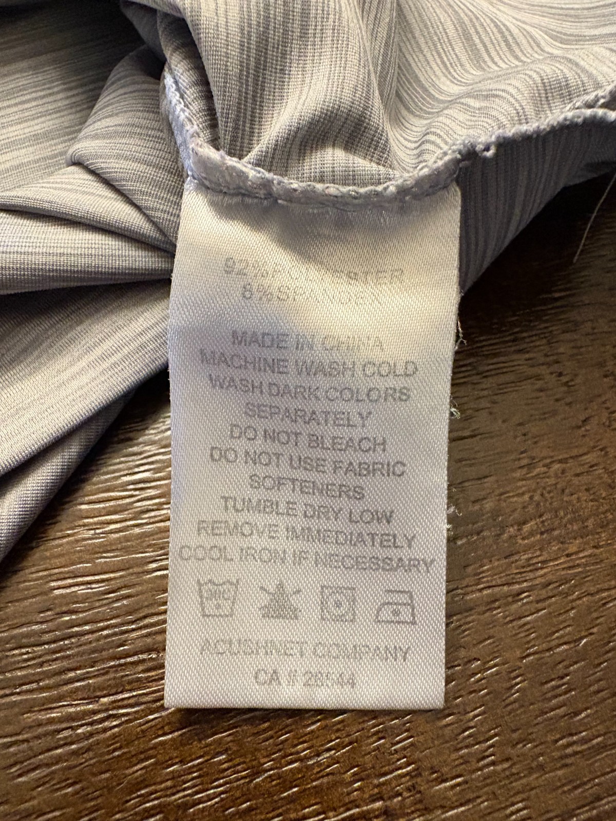 Footjoy Gray Polyester Blend Performance Stretch … - image 4