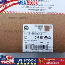New Sealed AB 1762-L24BWA /C MicroLogix 1200 Controller Allen-Bradley