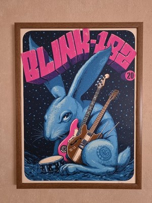 Blink182 - 20th Anniversary Artprint Poster by JEFF SOTO 88/182 Limited Edition