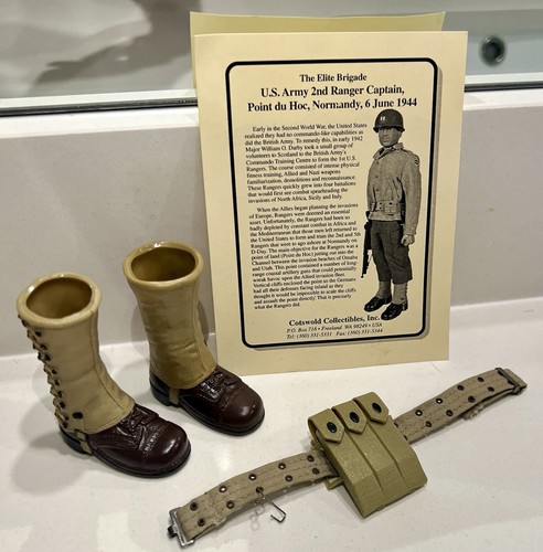 The Elite Brigade U.S. Army Ranger Captain 1914 Soldier GIed-73 Boots And Belt