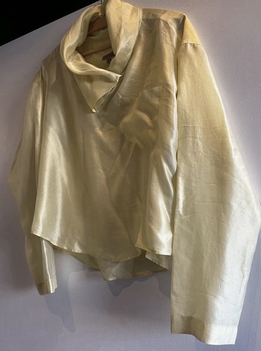 Romeo Gigli, Vintage Romeo Gigli Silk Blouse / Shirt Early 90s