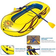 Versatile SOLSTICE Boat Raft with Oar Holders/
