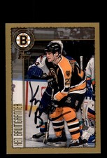 Signed Hockey Card Auto Ken Baumgartner 1998-99 Topps #201 Boston Bruins