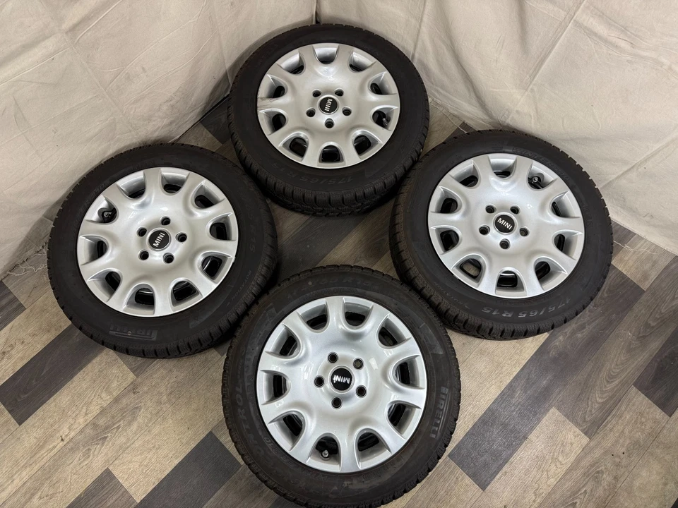 ❄️ MINI One Cooper F55 F56 F57 Winterräder Winterreifen 15 Zoll DOT22 8mm - Bild 2 von 4