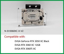 Granzon GPU Water Block For EVGA RTX 3060 Ti XC/RTX 3060 XC 12GB N-EV3060XC-X-V2