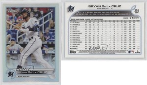 2022 Topps Chrome Refractor Bryan De La Cruz #216 Rookie RC