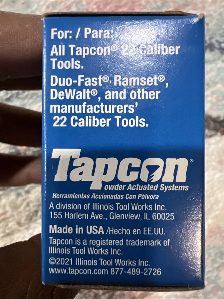 TAPCON Power Level 3 22 calibre 100 unidades pacote com 8 - Imagem 3 de 3