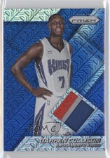 2014-15 Panini Prizm Blue Mojo Prizm Jerseys Prime 9/10 Darren Collison #61 0c3