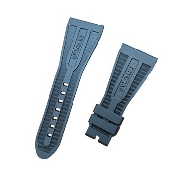 Rubber Strap for Bulgari Octo 101963 101964 16242 - 30/22mm Band Replacement