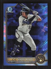 Hendry Mendez 2022 Bowman Draft Sapphire Edition #BDC-116