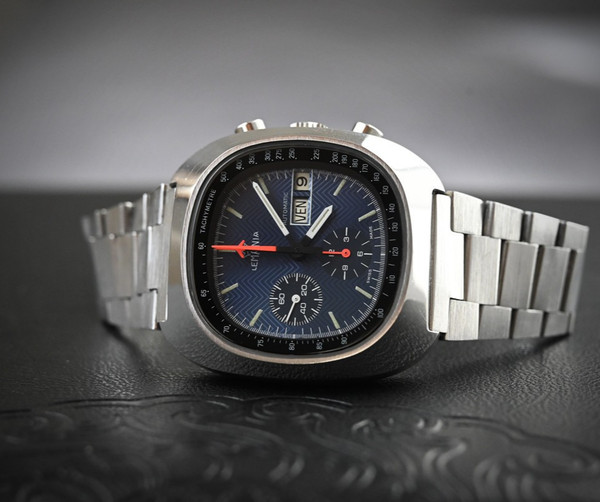 Lemania / Heuer Silverstone, cal. 5012, vintage chronographe 70s