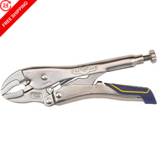 IRWIN VISE-GRIP Locking Pliers, Fast Release, Curved Jaw with 10", No Color