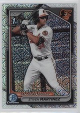 2024 Bowman Chrome Prospects Mega Box Mojo Refractor Stiven Martinez y6t