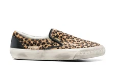 Golden Goose Men VCE Penstar Sneakers Leopard Brown Black NIB EU 42 US 9