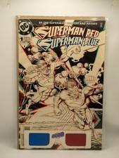 Superman Red/Superman Blue 1 3-D Glasses included DC Comic February 1998 