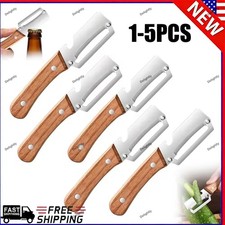 1-5PCS Stainless Steel Peeler with Wooden Han...