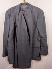 Brooks Brothers 46L 38x29 Gray Check 346 Stretch Wool Mens Jacket Pants Suit
