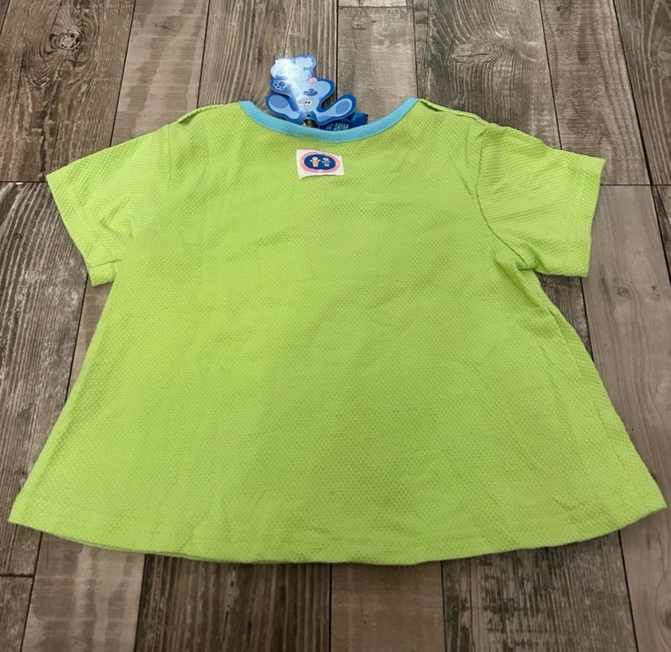Blue’s Clues Y2K Novo com etiquetas Girl’s Top 4T Nick Jr - Imagem 2 de 4