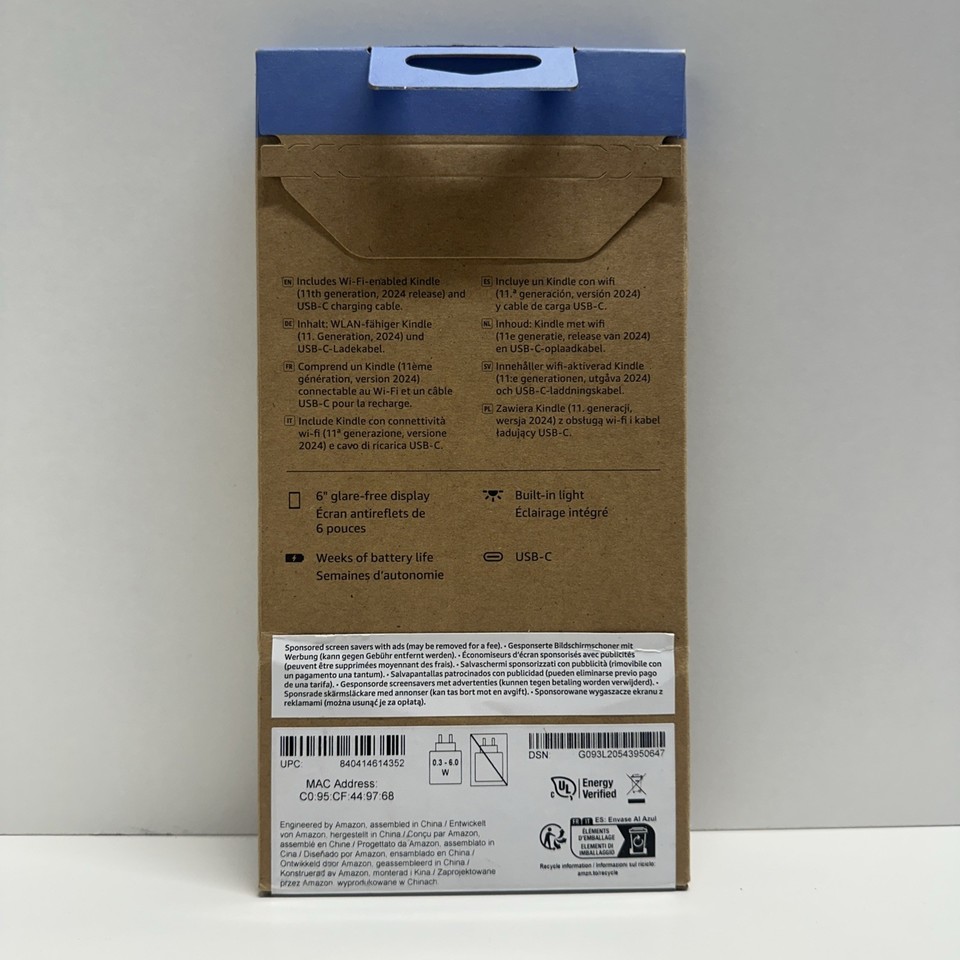 Amazon - Kindle Gen 11 - 16 Gb 2024 Brand New Sealed Box (Matcha) | eBay UK