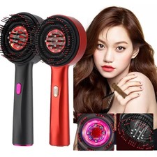 Electric Scalp Massage Comb Hair Growth, Red Light Therapy Brush Head Massager