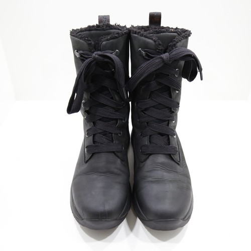 Stivali Timberland Mabel Town neri impermeabili in pelle con lacci medi - donna 8,5 - Foto 6 di 7