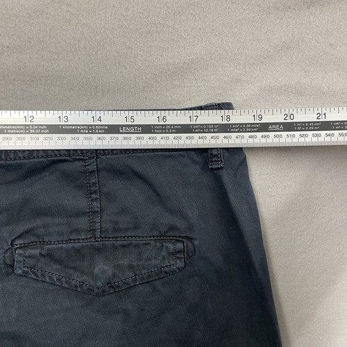 Superdry Cargo Trousers Mens W36 Blue Utility Combat Pants Side Pockets 36x30 - Bild 4 von 13