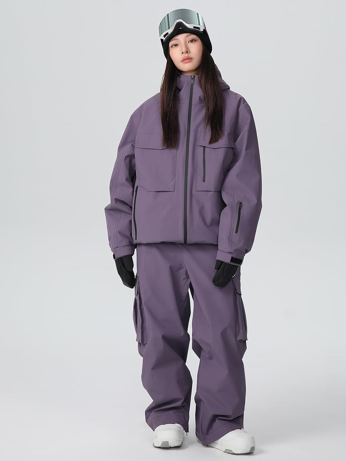 Women'S Snow Snowboard Suits Baggy Men'S Ski Jacket and Pants Set Insulated Snow