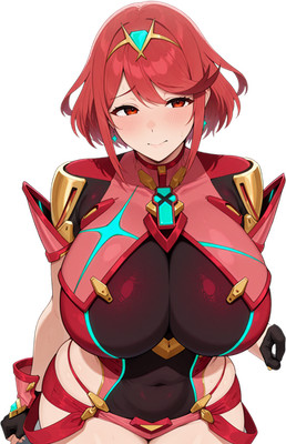 Pyra Xenoblade Chronicles Vinyl Car Decal Sticker 7'' Weatherproof