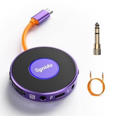 Portable Guitar Audio Interface with USB-C 24bit, 48kHz Mini Interface for DJ...