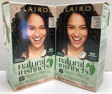 Clairol Natural Instincts Soft Black 2SB Semi Permanent Hair Color, 2pk
