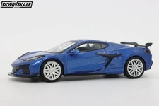 MINI GT Chevrolet Corvette 2023 - Elkhart Lake Blue Metallic MGT00892-BL