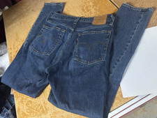 Levis Big E Wedgie Icon Ankle Button-fly Premium Jeans Womens 26 Dark Wash Denim