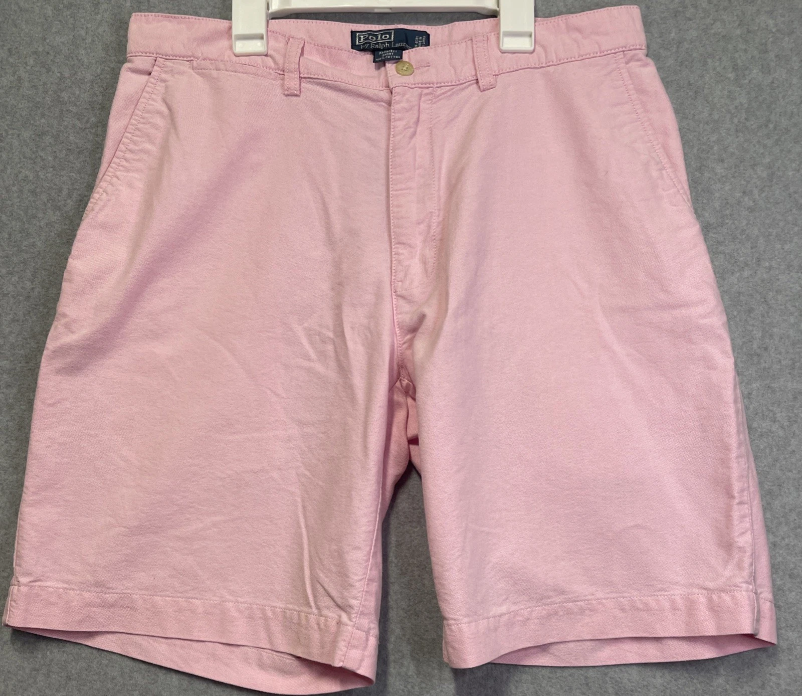 Polo Ralph Lauren Prospect Shorts Mens 34 Pink Flat Front Preppy